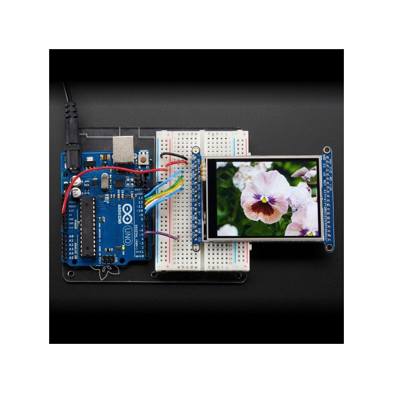2,8-Zoll-TFT-LCD-Touchdisplay, 320 x 240 Pixel, mit