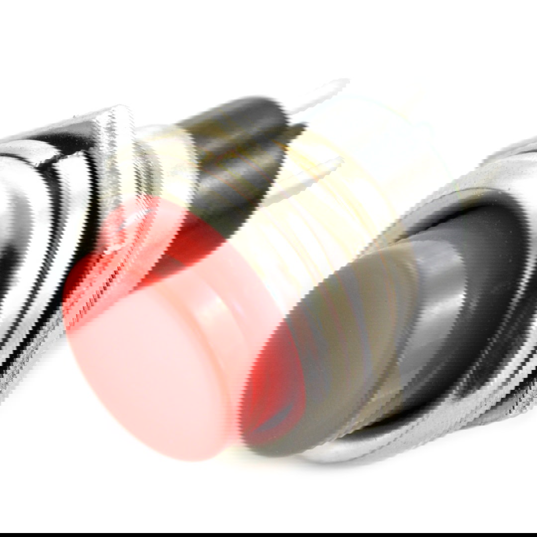 EIN-AUS-Taster PBS26B, rund 250V / 3A - rot