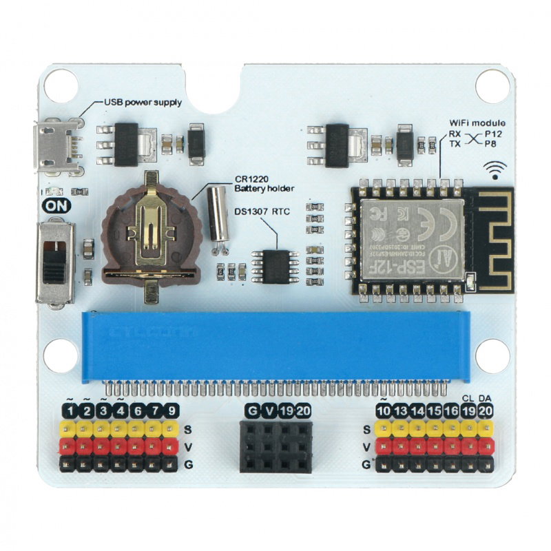 Micro: IoT - Erweiterungskarte für BBC Micro: Bit IoT -