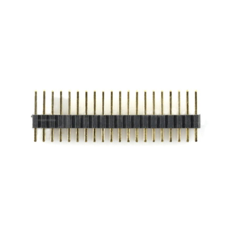 2x20 Goldpin Stecker, gerade 2,54mm Raster - Raspberry Pi
