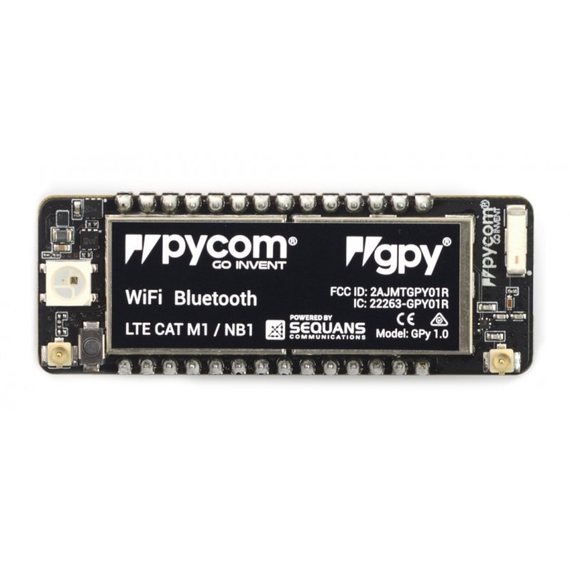 GPy ESP32 - WiFi-Modul, Bluetooth BLE, LTE + Python-API