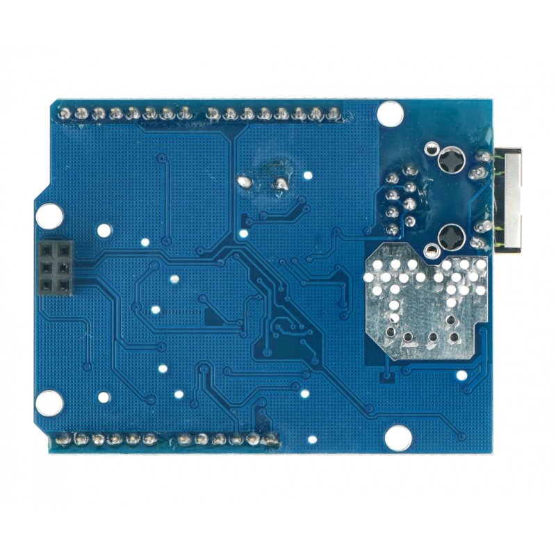Ethernet Shield W5100 für Arduino mit einem microSD-Kartenleser
