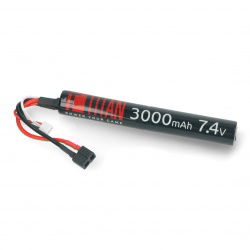 Li-Ion Titan 3000mAh 16C 2S 7,4V (Stick) Akku - DEAN - 18x132mm