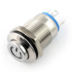 Monostabiler EIN-AUS-Schalter - PBW-12BPW - 2A / 250V - rot