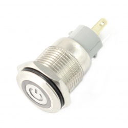 Bistabiler EIN-AUS-Schalter - PBW-16APP - 2A 250V - flach grün