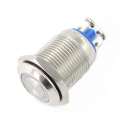 Bistabiler ON-OFF-Schalter - PBW-16APS - 2A 250V - flach rot