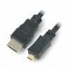 Goobay microHDMI - HDMI 2.0 Kabel - 3m - zdjęcie 1