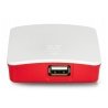 Offizielles Raspberry Pi 3 A+ Gehäuse – rot und weiß - zdjęcie 3
