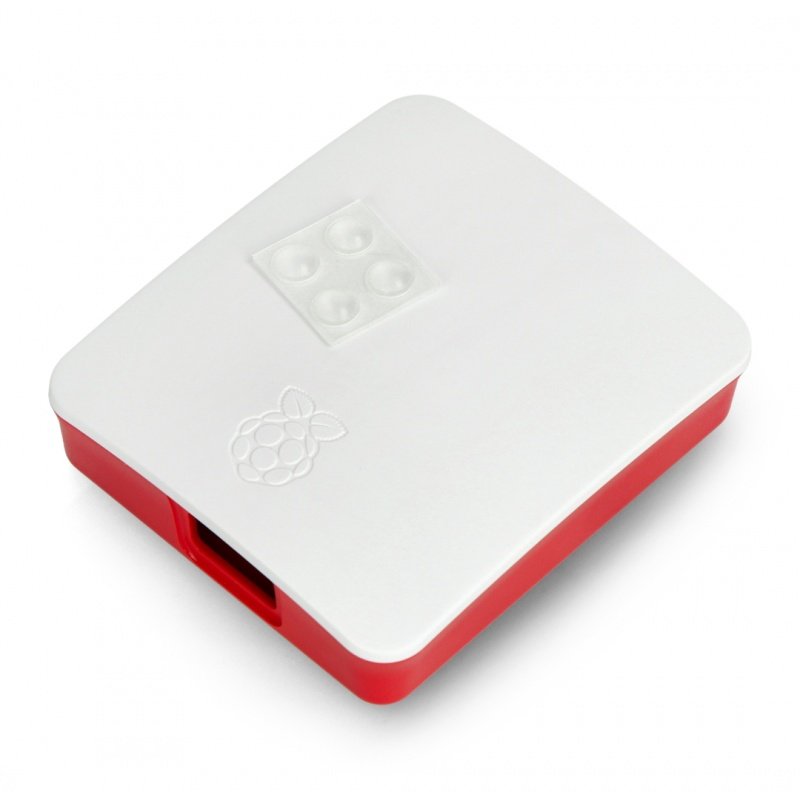 Offizielles Raspberry Pi 3 A+ Gehäuse – rot und weiß