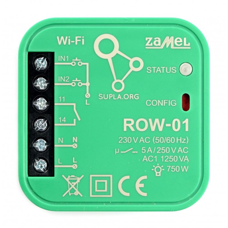 Zamel Supla ROW-01 - 230-V-WLAN-Relais - Android / iOS-Anwendung