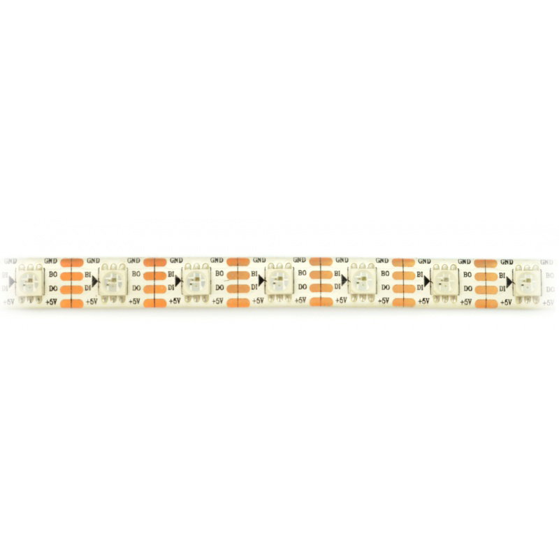 RGB-LED-Streifen WS2813 - digital, adressiert - IP65 60 LED /