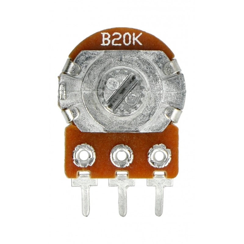 Drehpotentiometer 20kOhm linear 1/5W B20K - 5St.