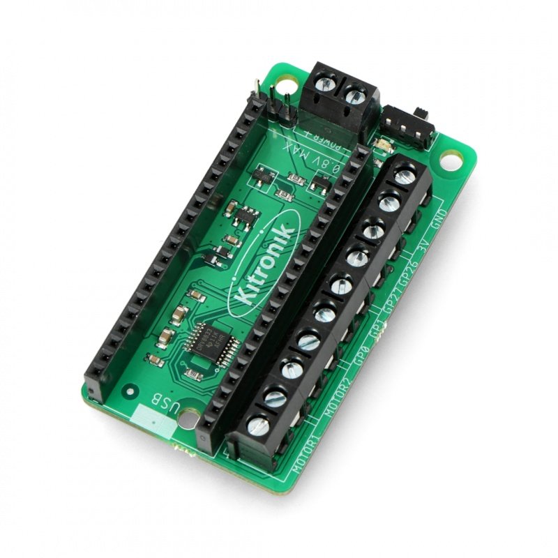 3-10,8 V Motorcontroller - Zweikanal - für Raspberry Pi Pico -