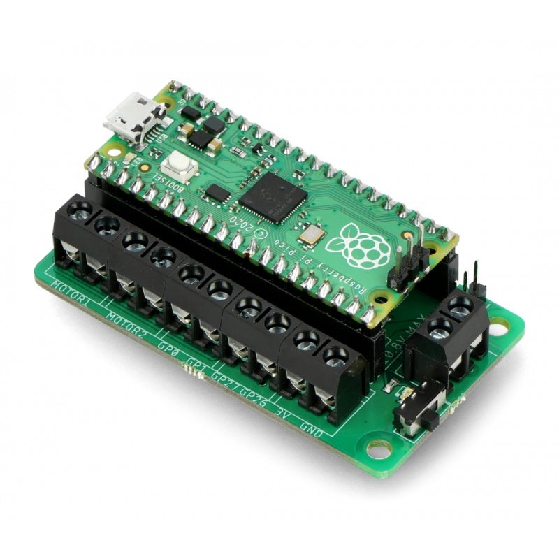3-10,8 V Motorcontroller - Zweikanal - für Raspberry Pi Pico -