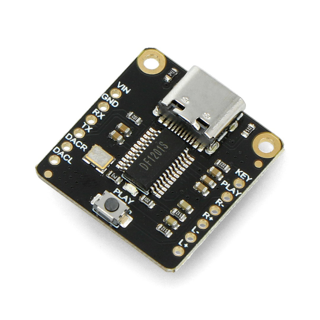 Fermion - DFPlayer Pro - Mini-MP3-Player - Zweikanal mit 128 MB eingebautem Speicher - DFRobot DFR0768