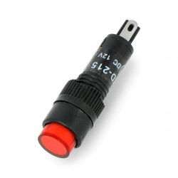12V DC Anzeige - 8mm - rot