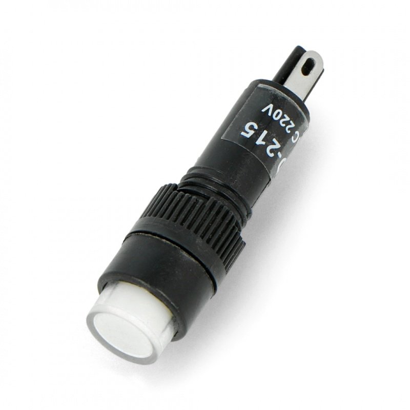 Signallampe 230V AC - 8mm - weiß