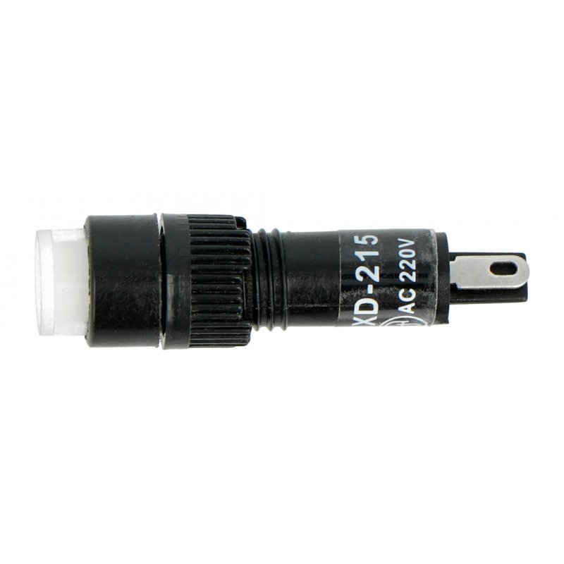 Signallampe 230V AC - 8mm - weiß