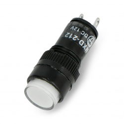 Blinker 12V DC - 12mm - weiß