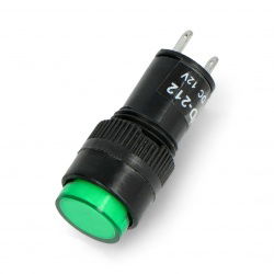 Anzeige 12V DC - 12mm - grün