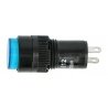 Signallampe 230V AC - 12mm - blau - zdjęcie 2