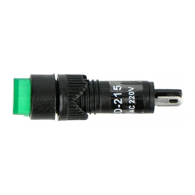 Signallampe 230V AC - 8mm - grün