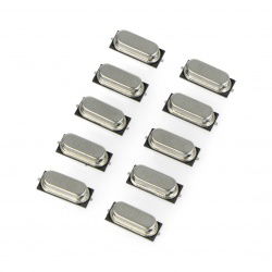 Schwingquarz 16MHz - UC49 - SMD - niedrig - 10St