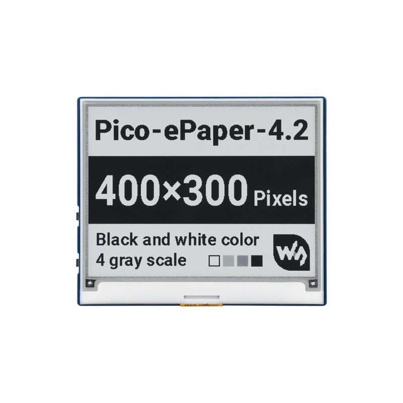 E-Paper E-Ink 4,2 '' 400 × 300px SPI - Display mit Overlay für