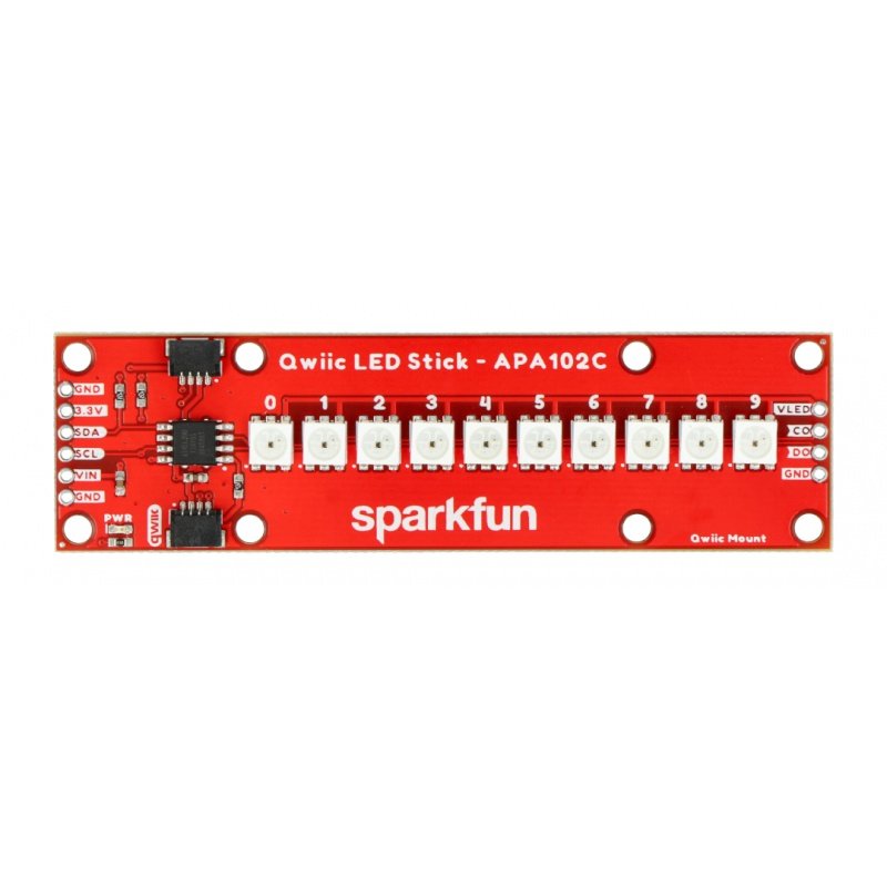 Qwiic LED Stick - APA102C LED-Streifen - 10 Dioden - SparkFun