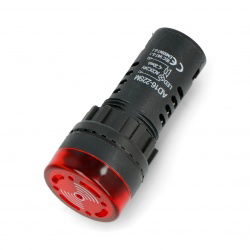 Blinker 24V DC - 28mm - rot mit Summer