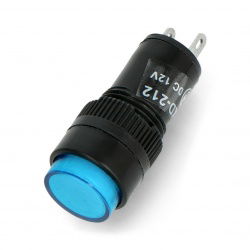 Blinker 12V DC - 12mm - blau