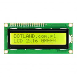 LCD-Display 2x16 Zeichen - grün - justPi