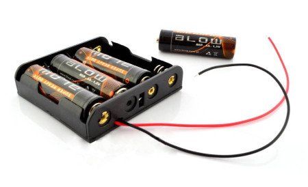 Korb für 4 AA-Batterien