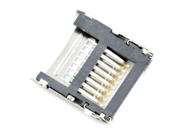 MicroSD-Kartensteckplatz mit Abdeckung