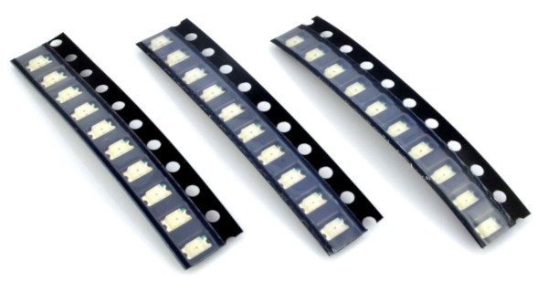 Eine Reihe von SMD-LEDs