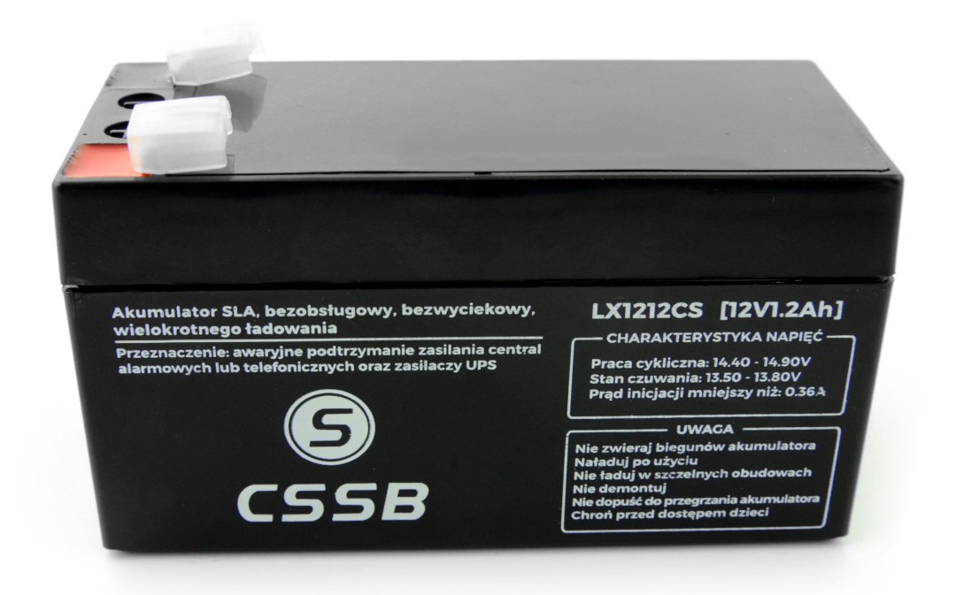 Gelbatterie 12 V 1,2 Ah CSSB