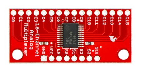 Modul mit Analog-Digital-Multiplexer 74HC4067 - SparkFun BOB-09056