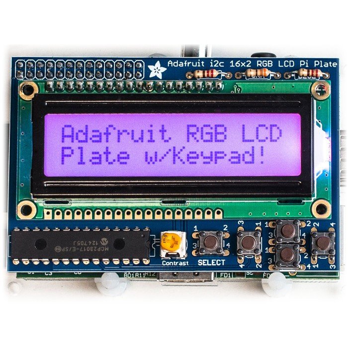 2x 16 LCD RGB Display für Raspberry.