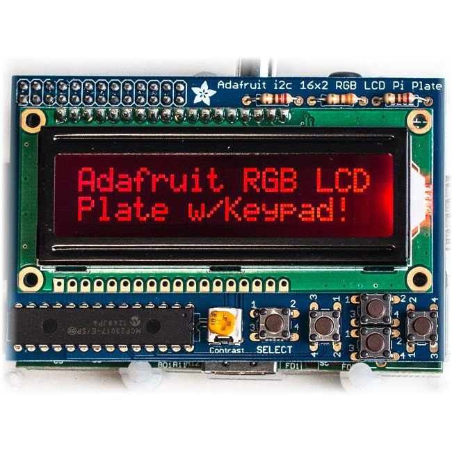 RGB-LCD-Display negativ 2 x 16