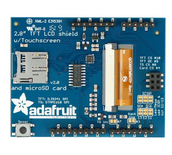 2,8-Zoll-TFT-Shield-Touchdisplay für Arduino - Adafruit 1651