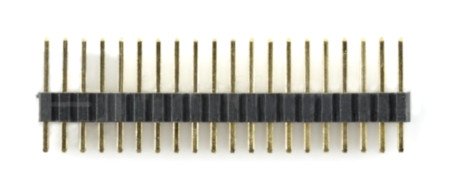 2x20 Goldpin-Stecker, gerades 2,54-mm-Raster