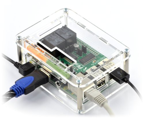 Gehäuse für Raspberry Pi 3B+ / 3B / 2B und PiFace Digital 2 Modul - transparent
