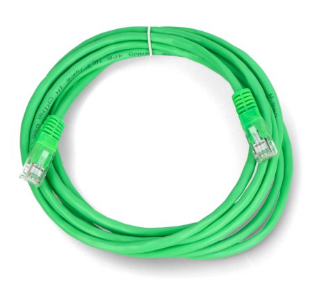 Ethernet-Patchkabel UTP 5e 3m - grün