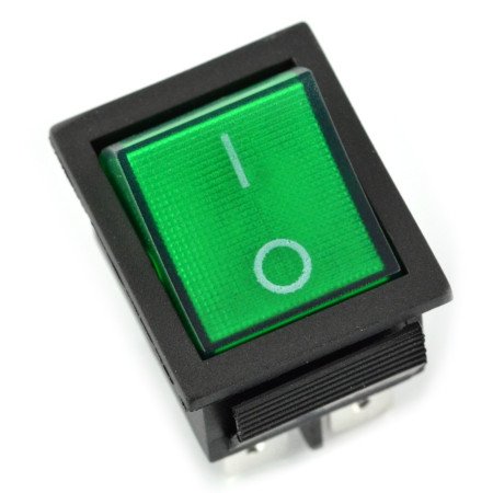 Ein-Aus-Schalter MK621 250 V / 15 A - grün.
