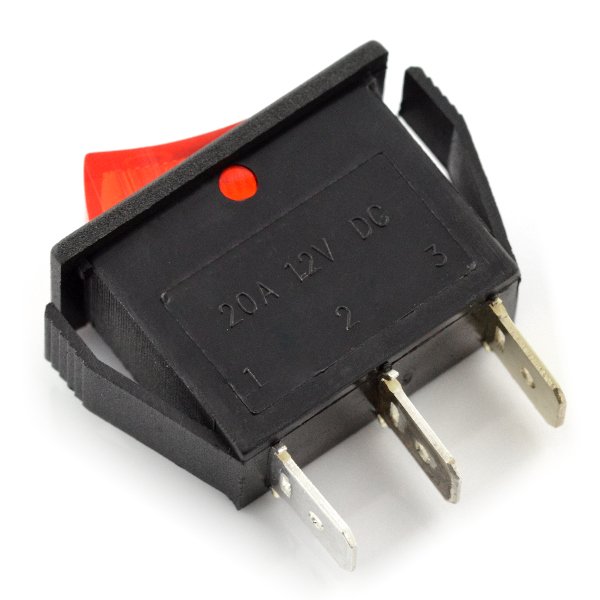 Ein-Aus-Schalter MK111 12V / 20A - rot
