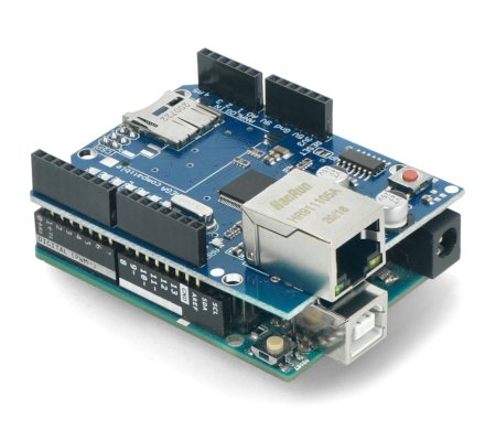 Ethernet Shield dla Arduino z czytnikiem kart microSD