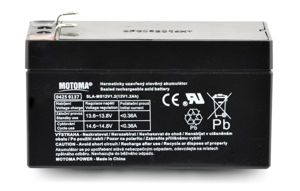 Gelbatterie 12V 1,2Ah Motoma