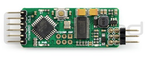 Mini OSD - płytka - moduł - rozszerzenie - max7456 - UART - schemat - nakładka wideo