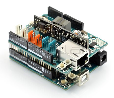 Arduino Ethernet Shield z czytnikiem kart microSD i PoE