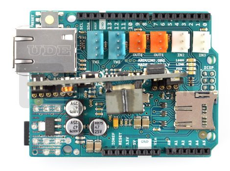 Arduino Ethernet Shield z czytnikiem kart microSD i PoE